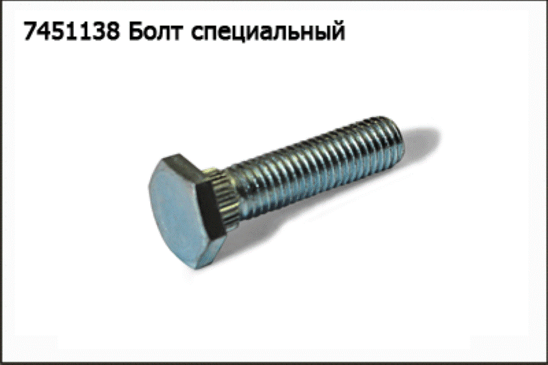 Болт специальный