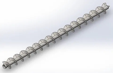 Шнек устройства выгрузного ПС 12.040