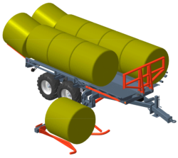 Подборщик-транспортировщик рулонов TRB10