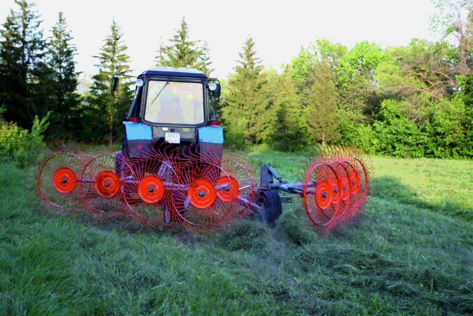 Грабли колесно-пальцевые серии H90