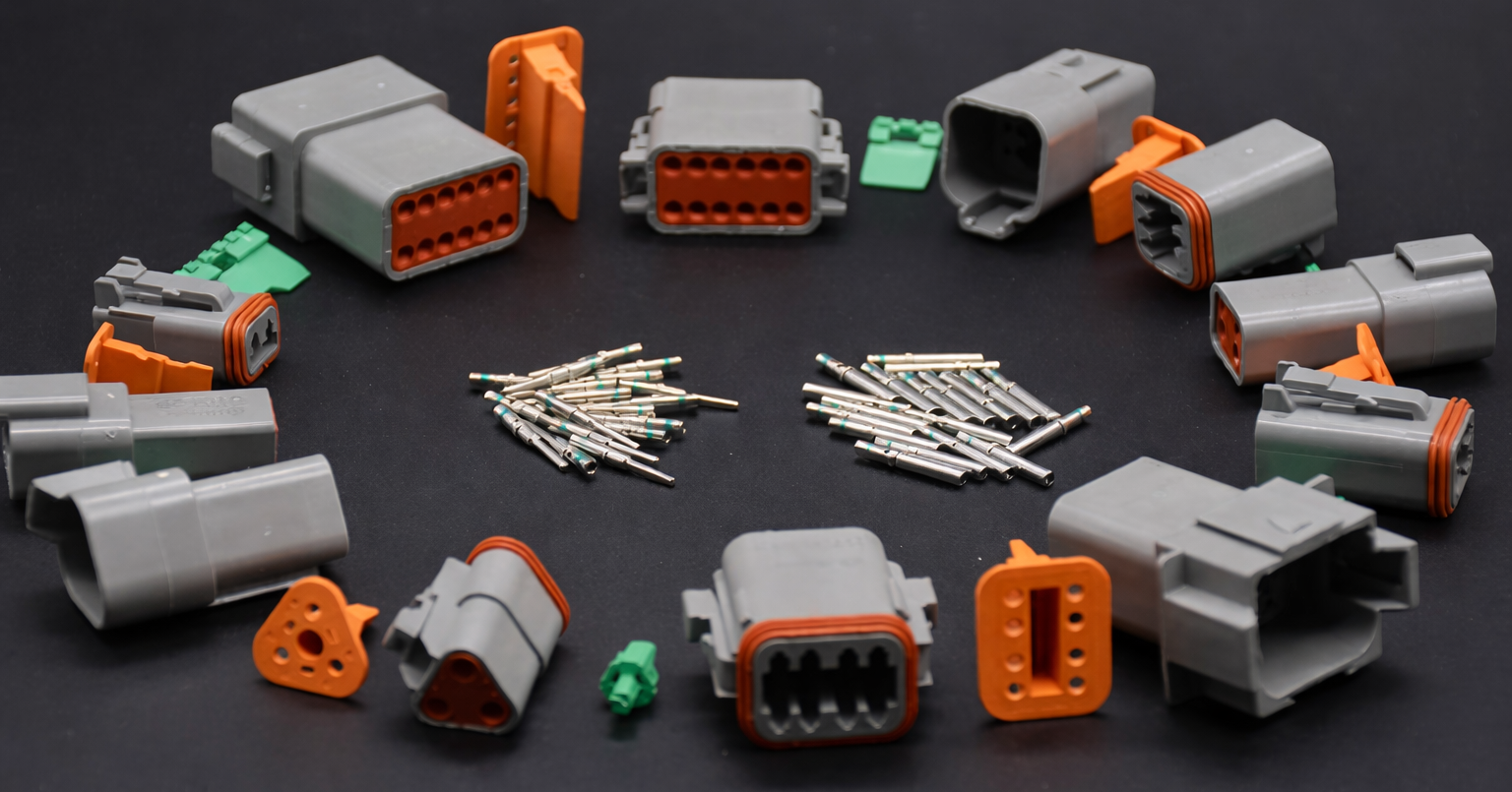 Комплектующие для электрических кабелей на сельхозтехнику (тракторы, комбайны, посевные комплексы)